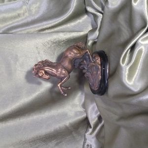 Vintage bronze horse figurine